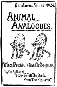 Animal Analogues: Verses and Illustrations
